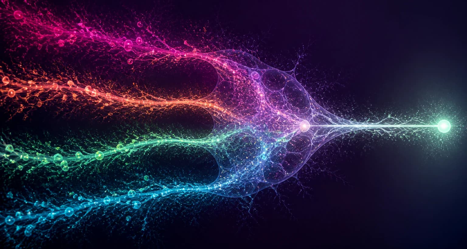 Four organic brand-signal networks converging into one clear accountable decision path